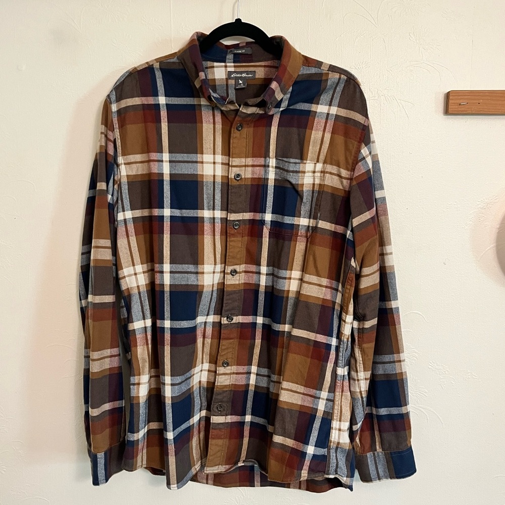 Eddie Bauer men’s tall flannel